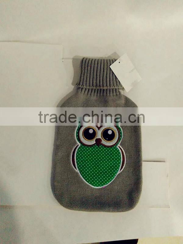 knitted hot water bag covers,jacquard knitting hot water bags covers