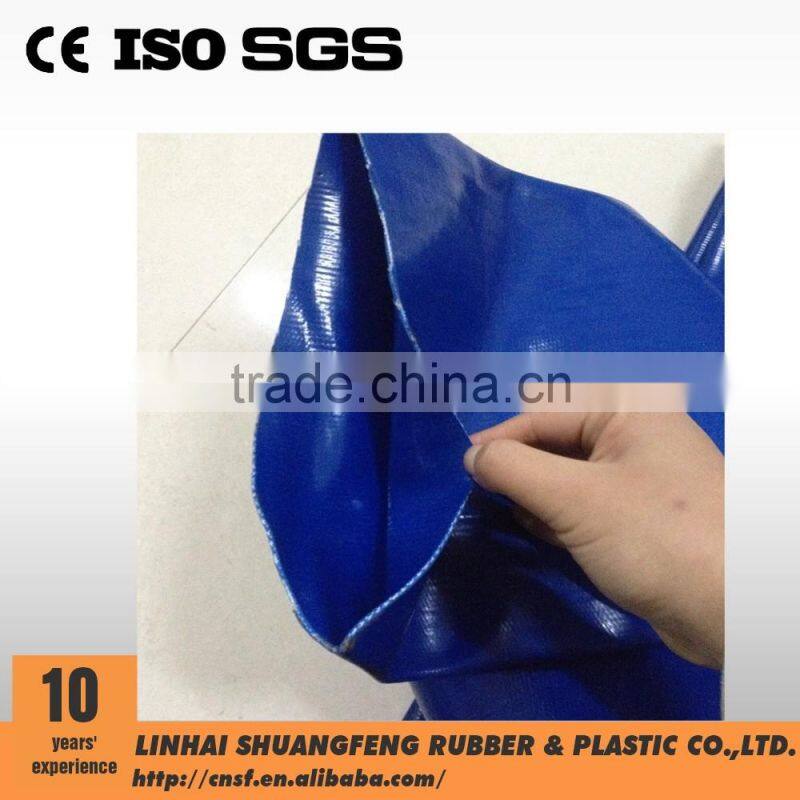 6" Heavy duty PVC lay flat hose/pvc flexible hose