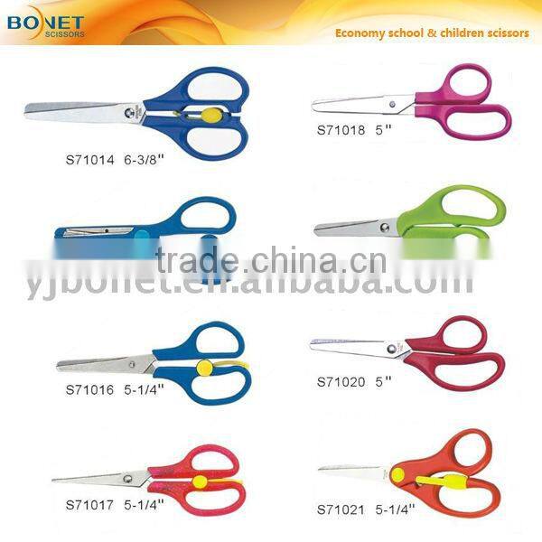 SST0013 6" free sample Economic Office & School plastic student scissors