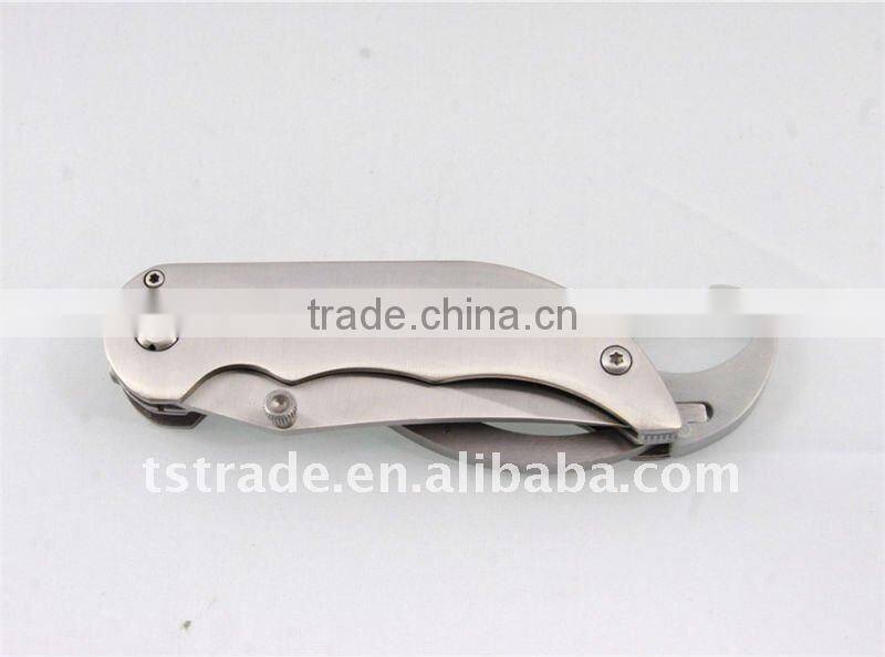 2014 Mini lovely multi function pocket keychain LED knife A99..