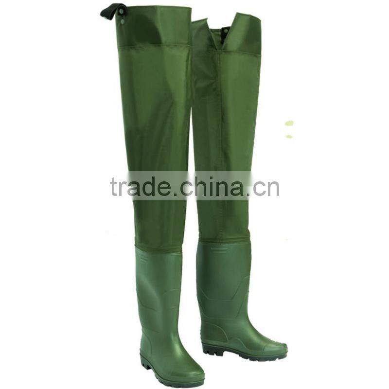 nylon pvc hip fishing waders pants