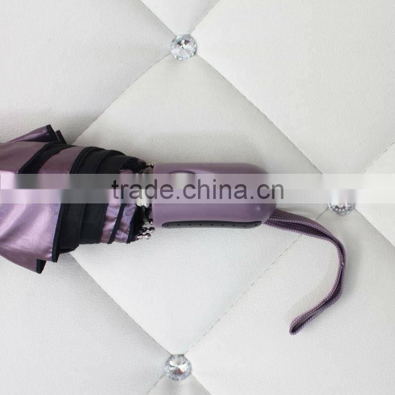 3 Fold auto open and close outdoor umbrella