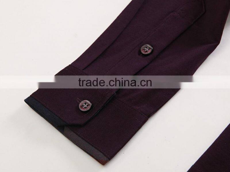 mens wholesale slim fit solid cotton long sleeve polo t shirt