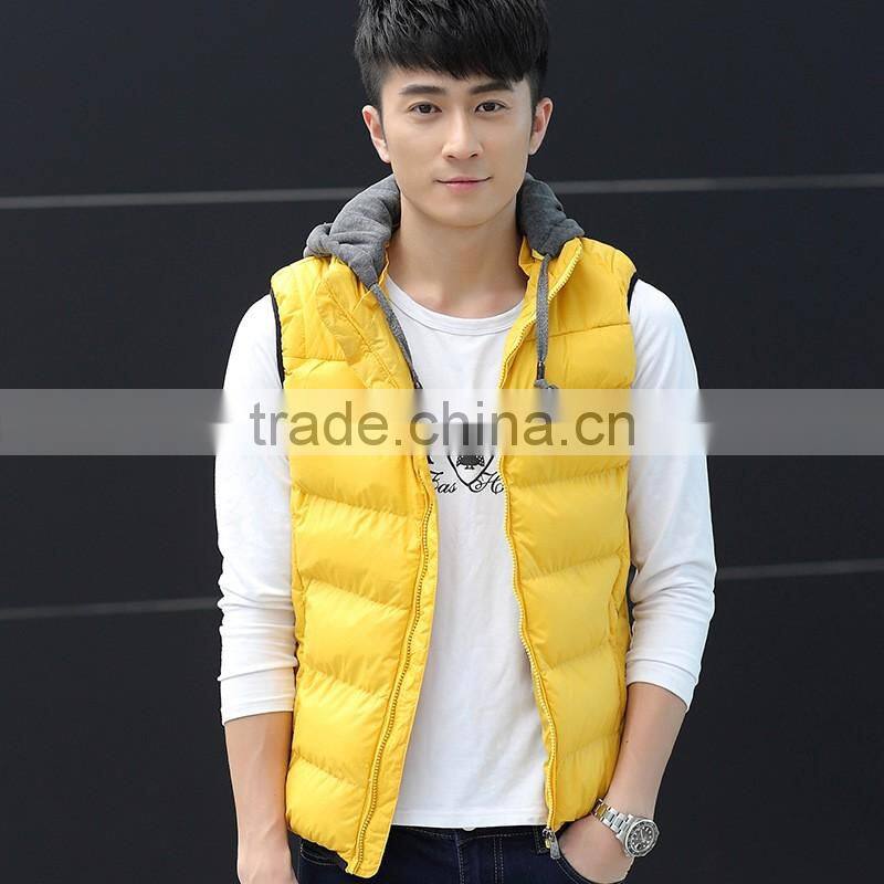 Hot Winter New down Cotton vest casual Slim jacket coat waistcoat for men and women