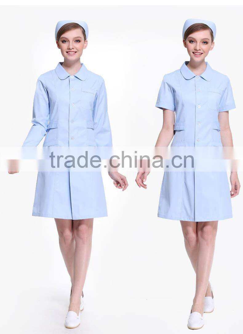 OEM ODM nurse uniform lab coat nursing coat medical scrubs dress