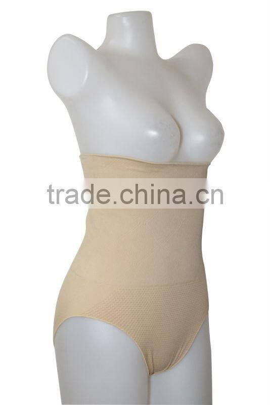 Seamless lady slimming panties / high waist briefs panty for lady