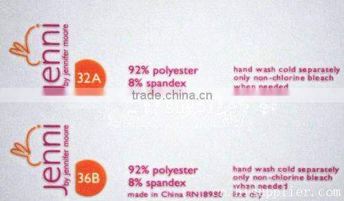 2016 hot sale cute lively custom heat transfer label sticker with diamond