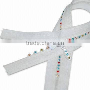5# Colorful Diamond Zipper A/L Slider