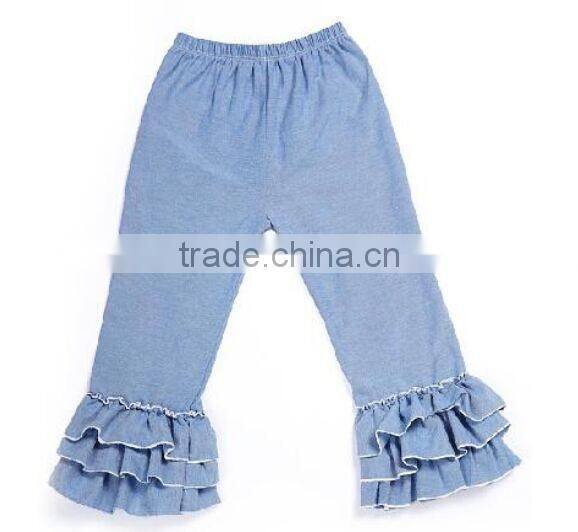 2016 high quality imitation cowboy flares baby petti pants
