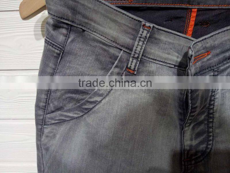 GZY factory overruns demin new brand fashion mens stock jeans pants