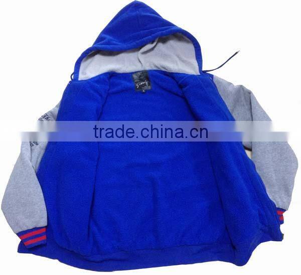 factory order boys plain custom hoodies kid jacket