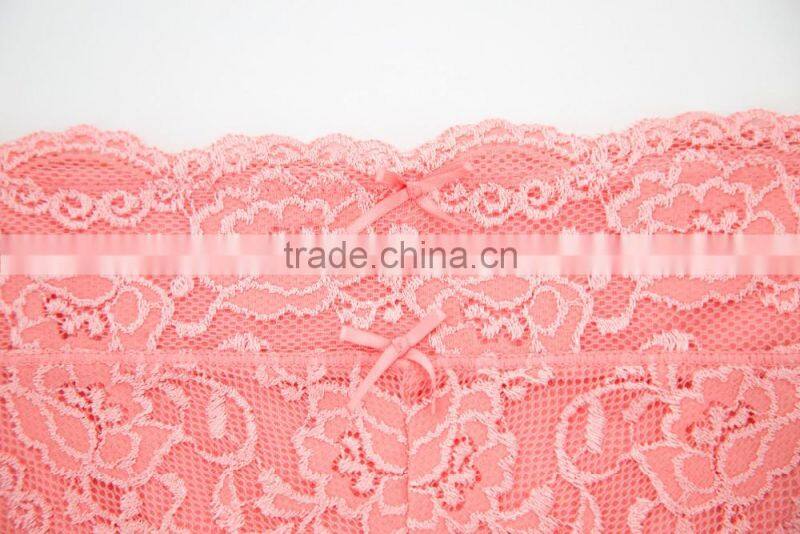 Custom Best Quality 95% Cotton 5% Spandex with Lace Sexy Fancy Woman Underwear