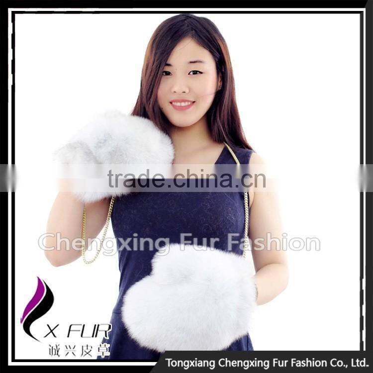 CX-A-67E China Wholesale Winter Fox Gloves Fur Gloves