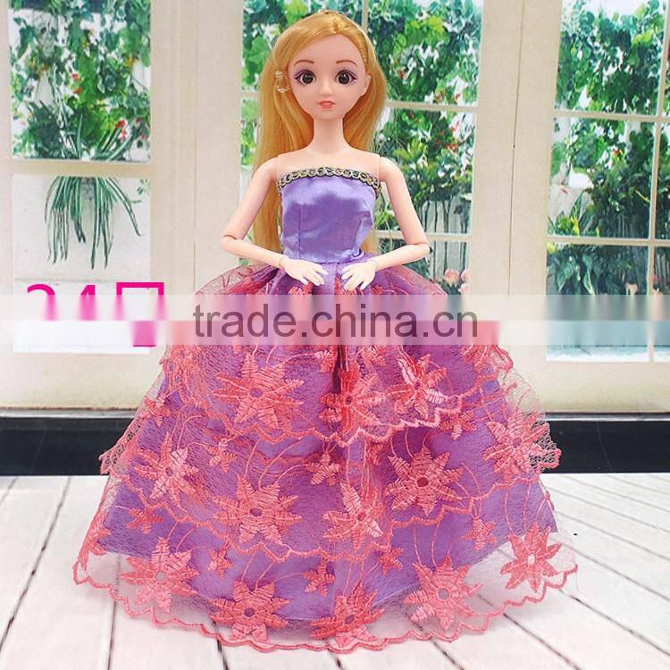 Wholesale 29cm barbie doll dress up games for girls