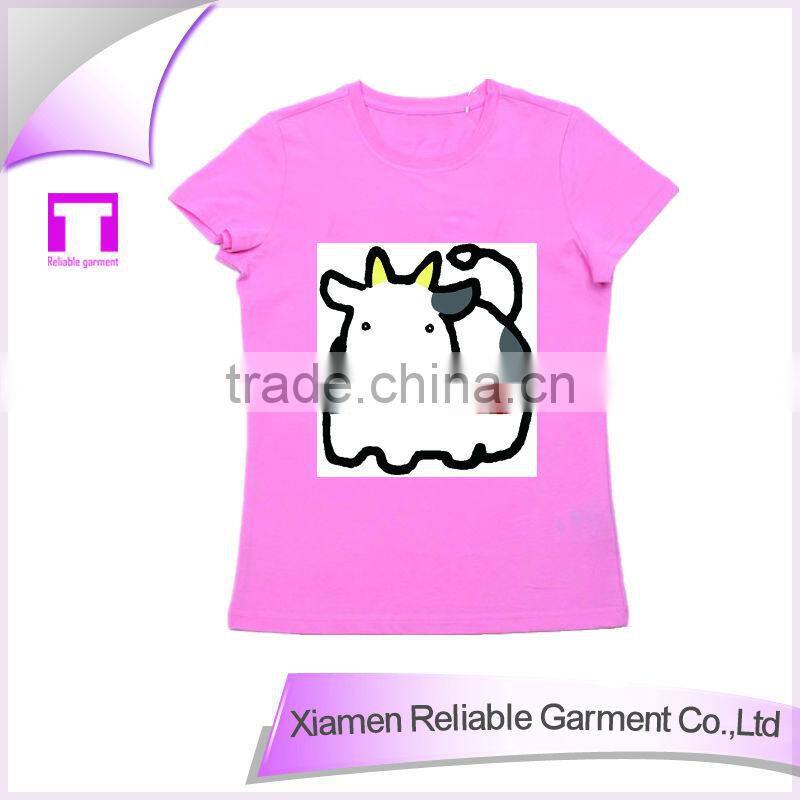 Hot!2016 fashion summer cheap wholesale 100% cotton kids tee shirt design