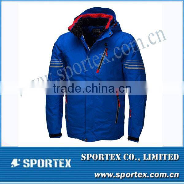 Men Sportswear White & Blue Active Cheap Crane Snow Ski Wear