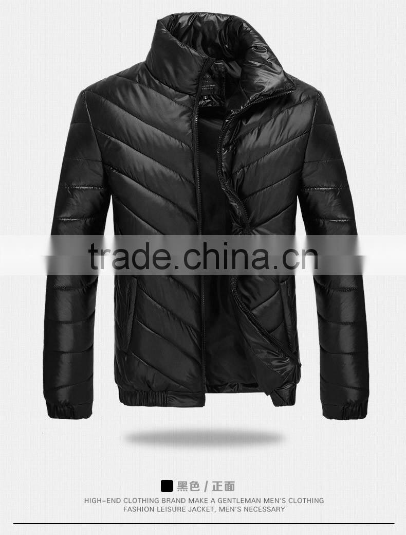 hot sale OEM mens down coat clothing, fashion design man warm quilted jacket
