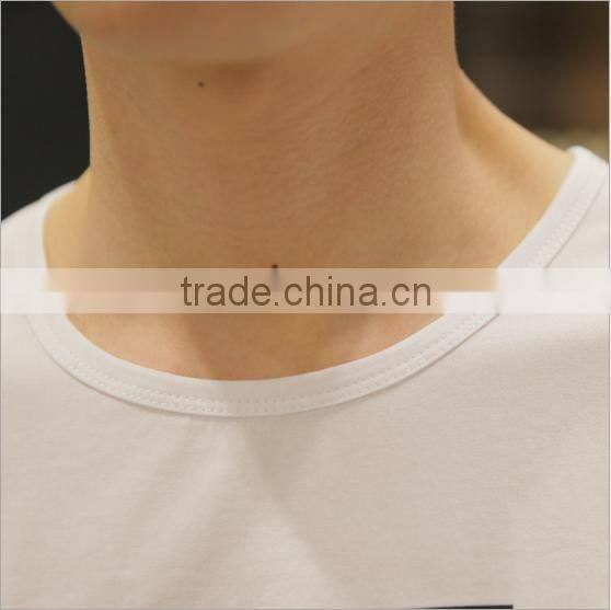 2016 New Arraivel Tshirt Custom Print Man To Man Tshirt With High Quality Different Color Size