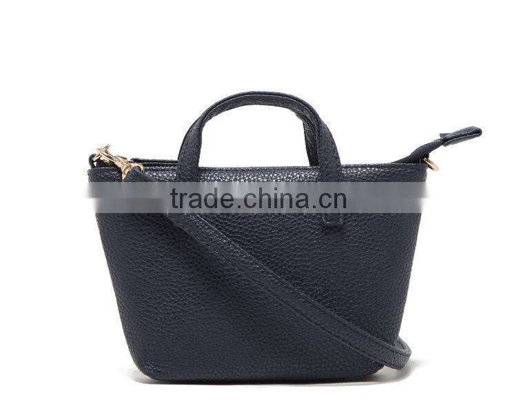 High Quality Candy Color Leather Women Handbags