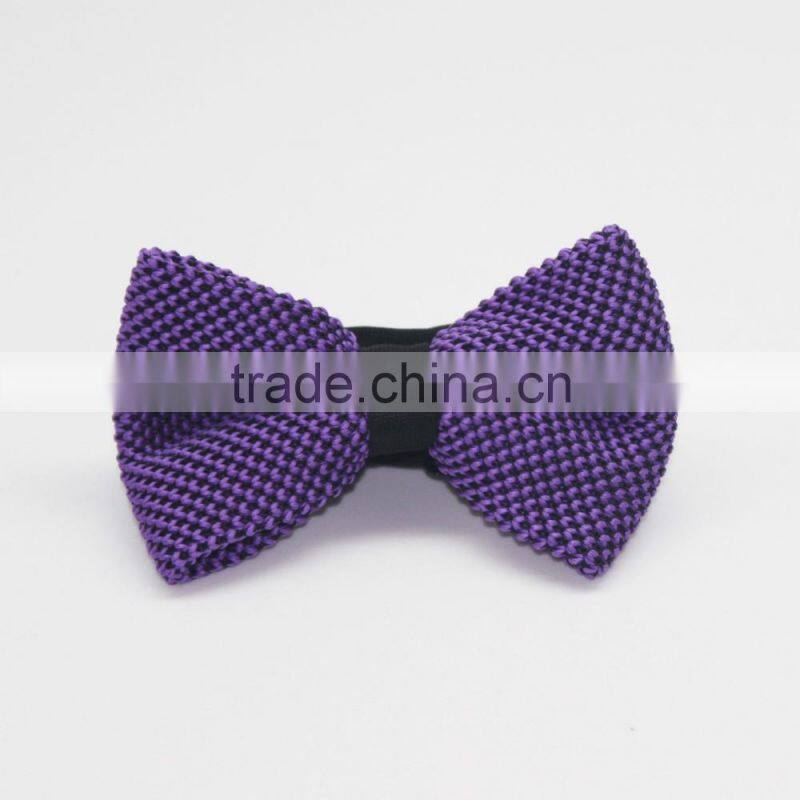 100% Polyester Knitted Bow Tie For Whole Sale