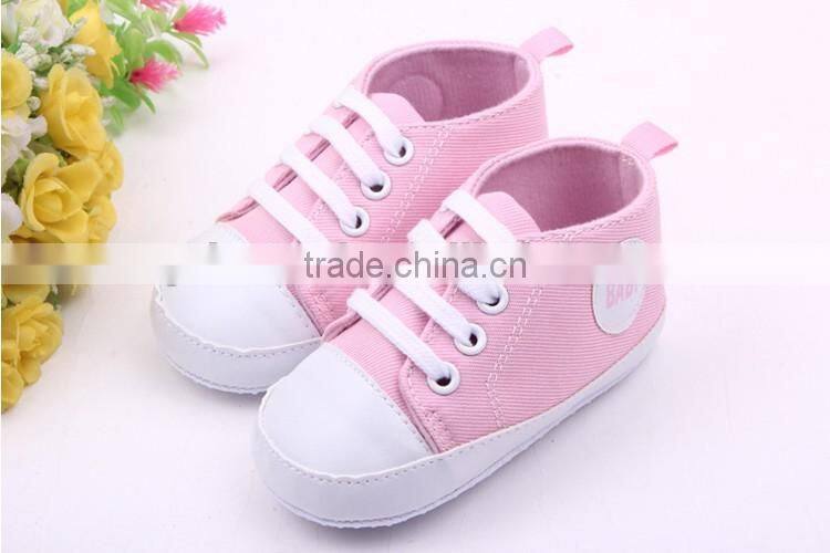 Hot sale casual sport baby canvas shoes