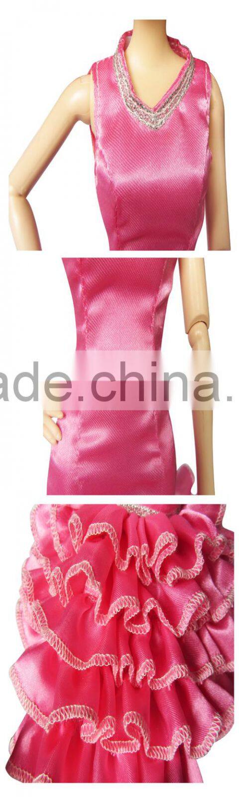 Custom make spanish style dress for 12 inch fashion doll