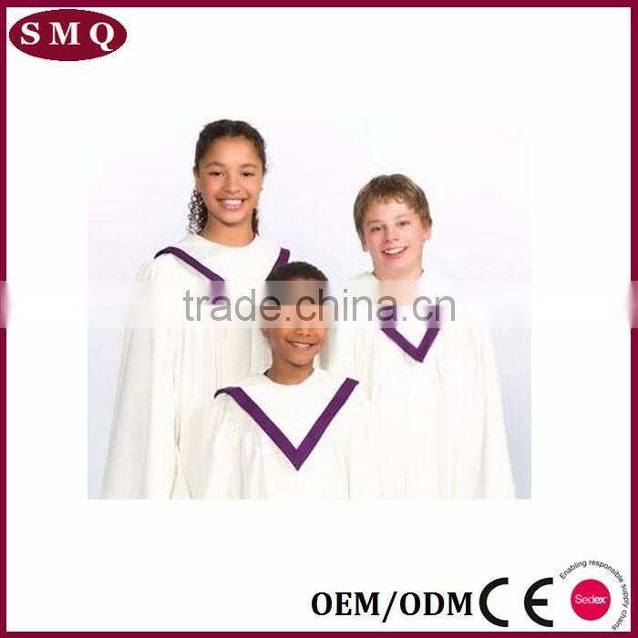 white wholesale church choir robes