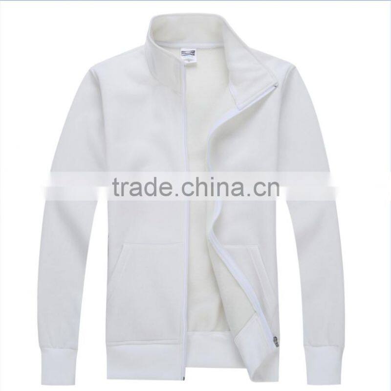 Hoodies Men Sweatshirts 2016 hot fashion men fleeces blank zip up