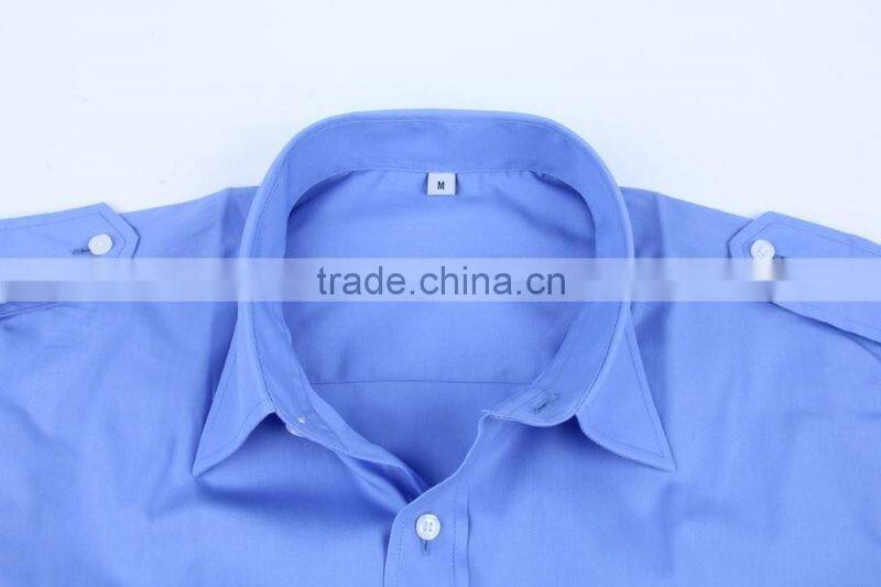 plain blue customs uniform shirts