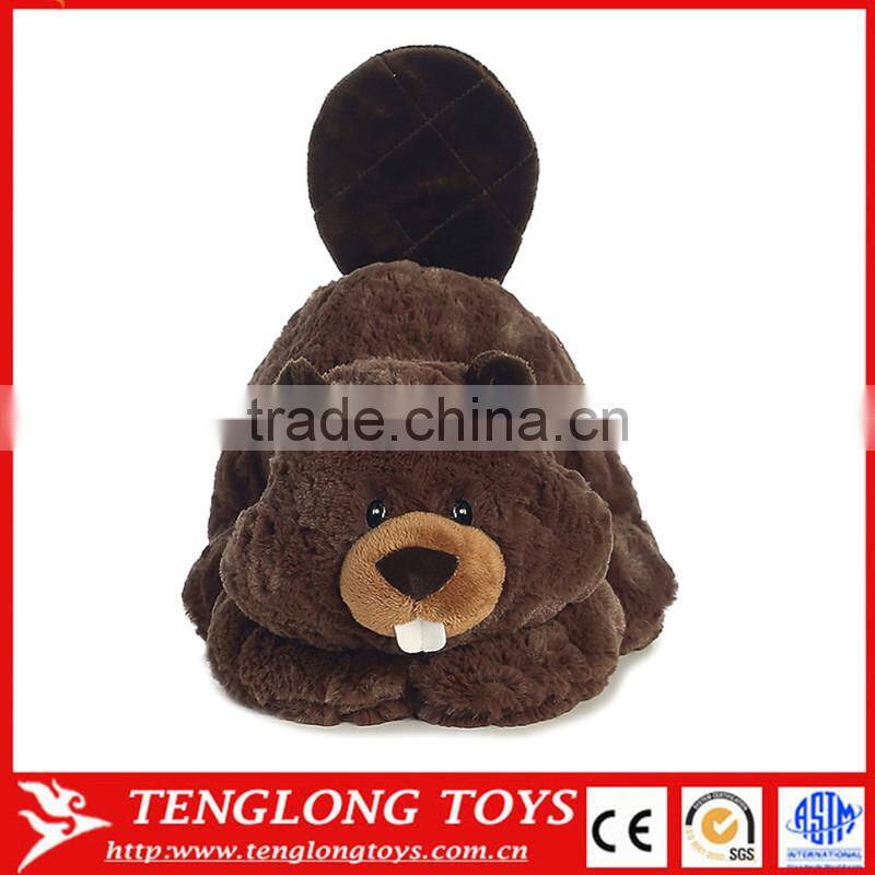 Super cute stuffed beaver animal toy plush toy beaver