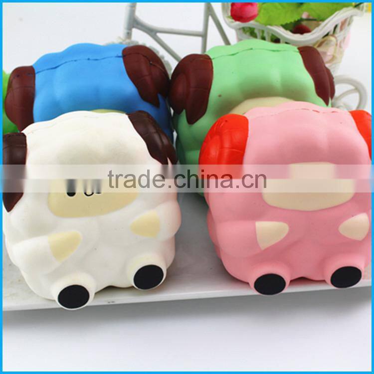 High quality super soft slow rising toys PU squishy alpaca for kids