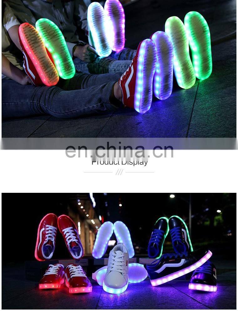 Wholesale New design Mens Womens night club shoes Large Size 46 Rechargeable Light Up LED Shoes Sneakers