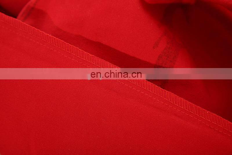 hight quality red Burlap canvas christmas gift Santa Sacks