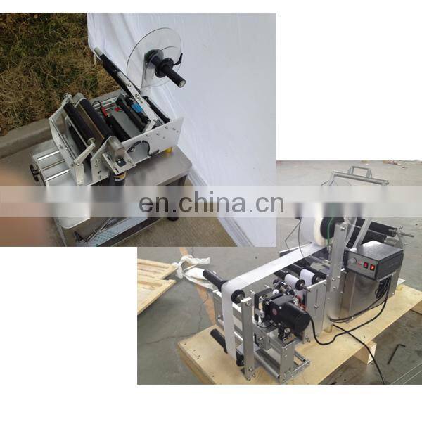high quality fiat bottle semi automation label attaching machine direct factory price