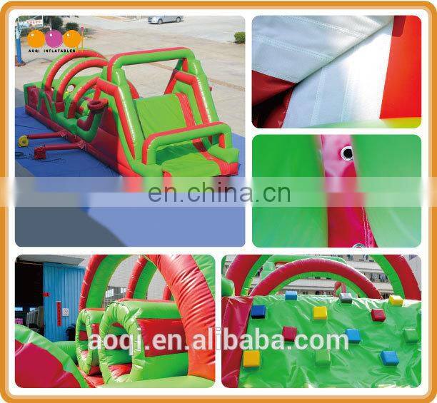 AOQI new style outdoor obstacle course inflatable for sale
