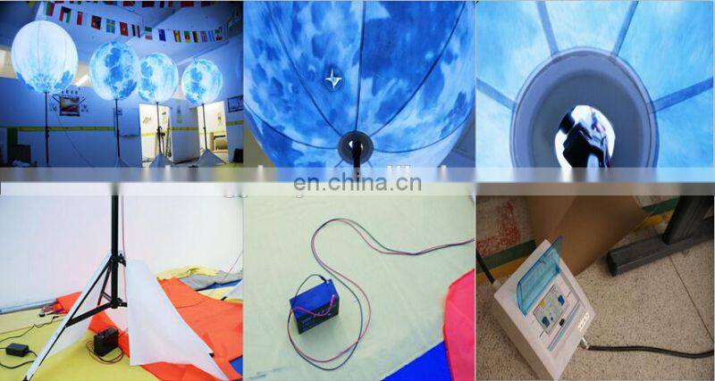 Customized Inflatable LED Balloon/ Inflatable Stand Light Balloon With Factory Lower Price