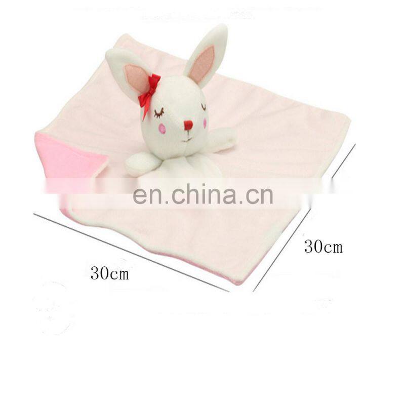 hot sell fashion infant doll plush stuffed animal slobber appease towel