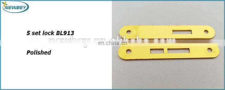 Gold Color Wooden Jewerlry Box Lock Wooden Case Lock In Five Set