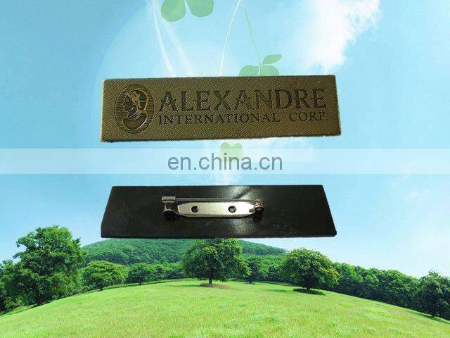 Zinc alloy letter badges, insignia beautifully compact, environmentally friendly nickel-plated badge