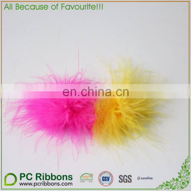 Artificial colored feathers trimmings for garment