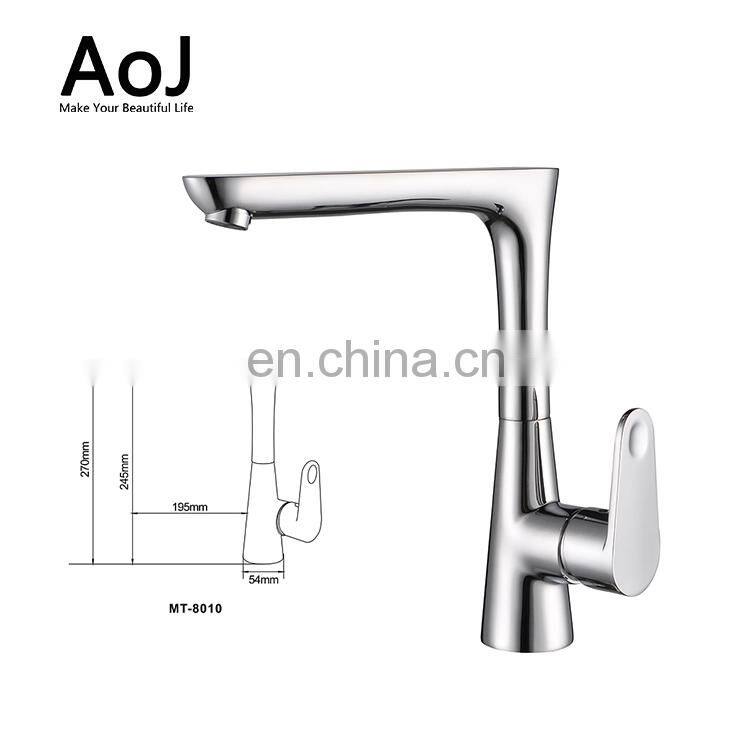 2018 Morden New Design Brass High Quality Pull Out Single Hole Kitchen Electric Faucet