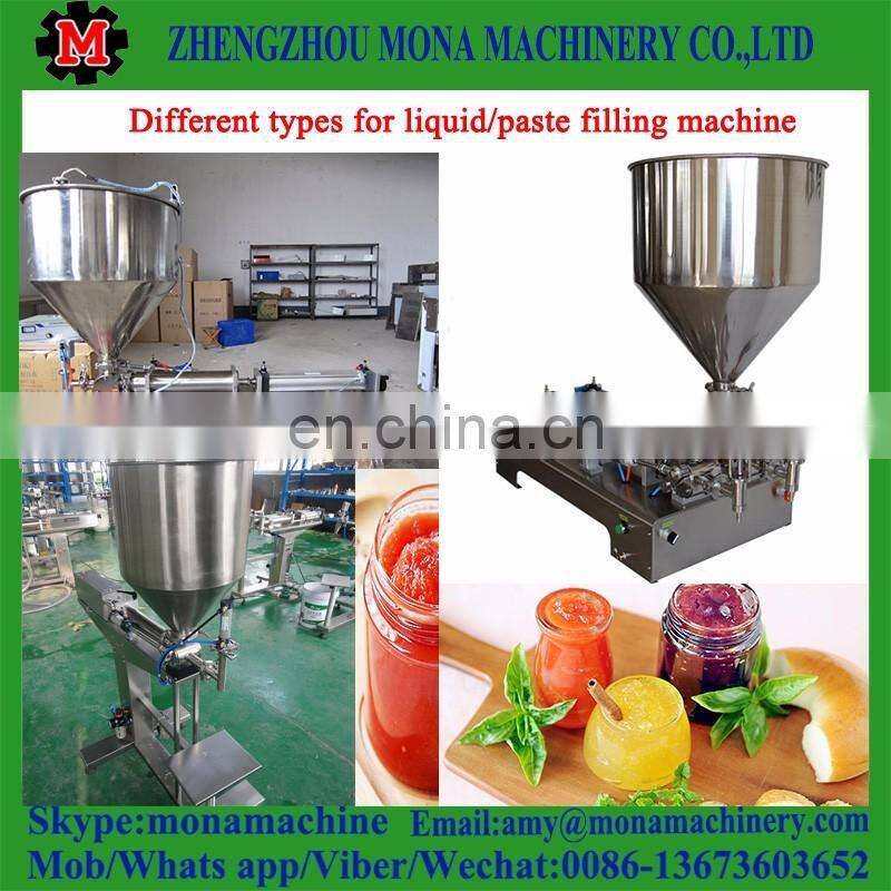 High quality Pneumatic Piston Cream/Paste Filling Machine/automatic hot sauce filling machine