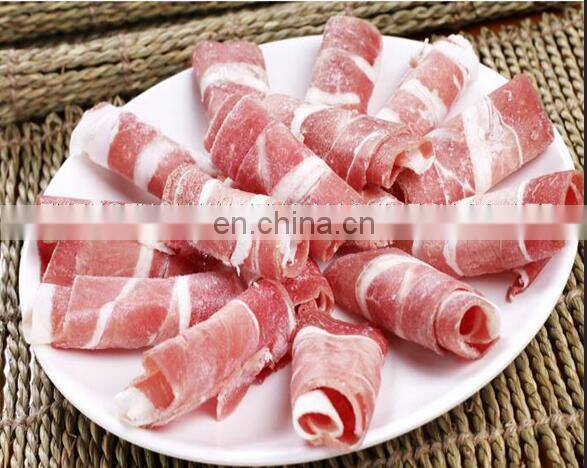 Frozen Beef Roll Slices Cutting Machine for sale
