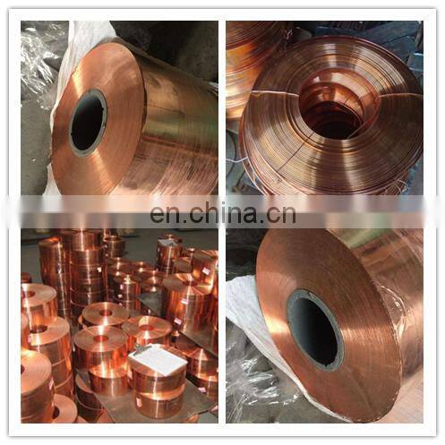 The customized diameter length copper tube coil for air conditioners