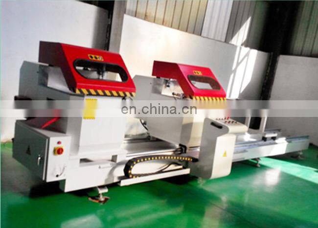 Double head aluminum windows cutting saw / double head cutting machine