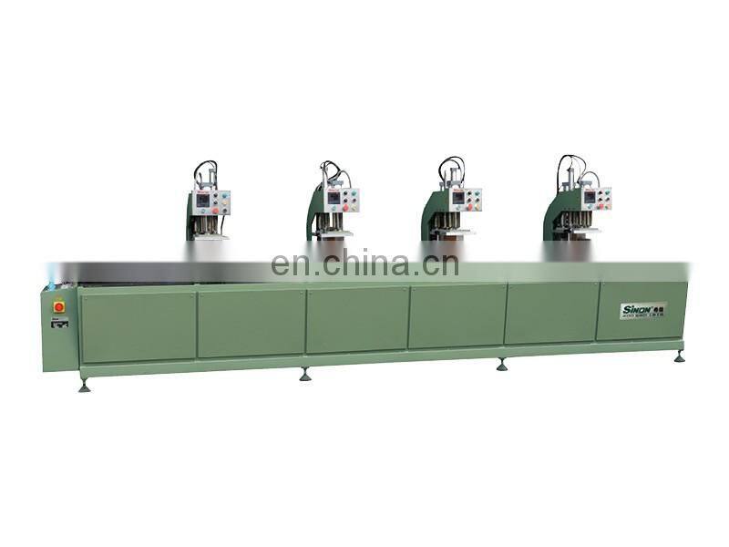 UPVC window-door making two three four head welding machine