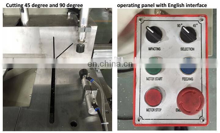 500mm Blade aluminum profile cutting saw window door double mitre cutting saw machine double mitre saw for aluminum