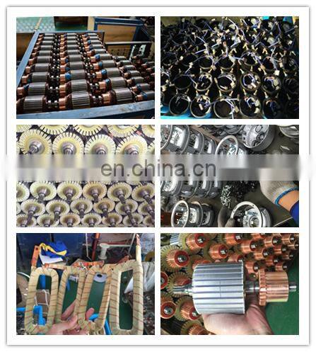 12V Brush 1.4KW Electric DC Winch Motor With Double Ball Bearing