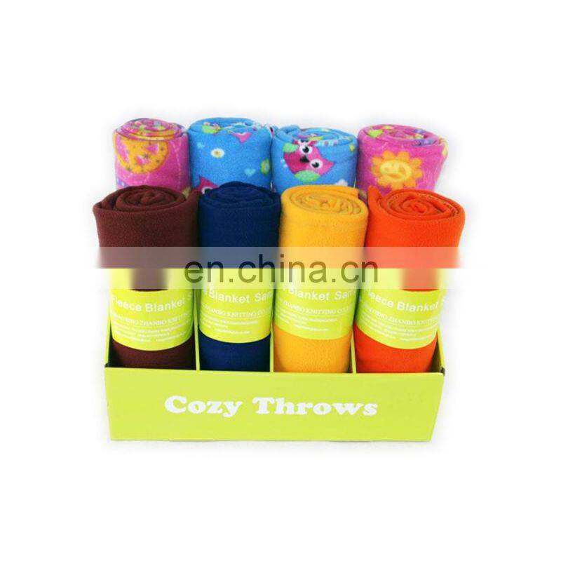 Factory Manufactured Polyester Polar Fleece Blanket