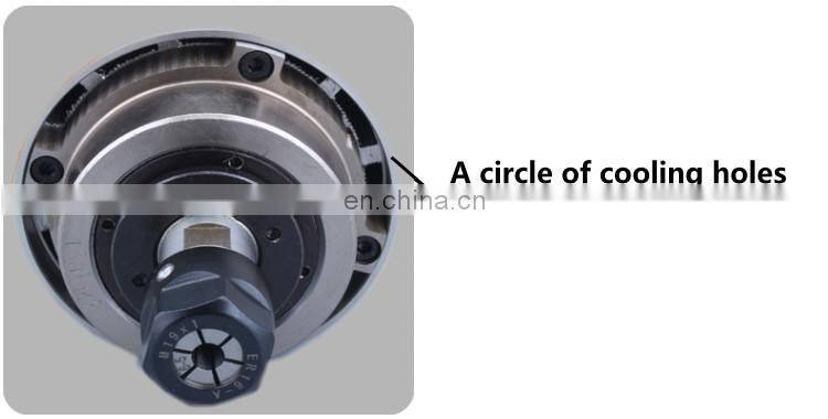 Spindle Cnc Router 2.2kw 220V Air Cooled Spindle Motor + 220v Vfd/ Inverter +80mm Clamp +ER20 Collects